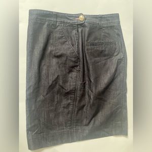 Lilly Pulitzer, dark denim, skirt, size 0